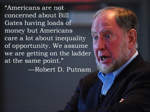 Robert Putnam on Inequality