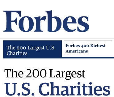Forbes 200 largest charities