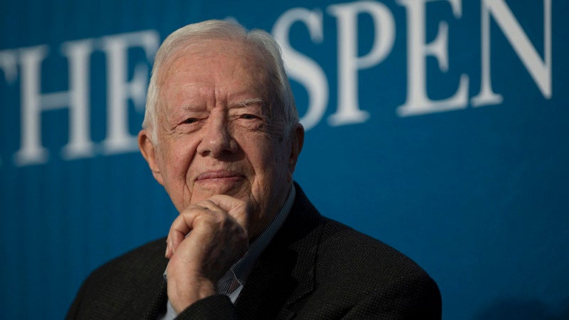 Former President Jimmy Carter and Rosalynn Carter