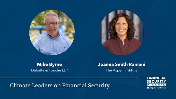 Climate Leaders on Financial Security—Mike Byrne