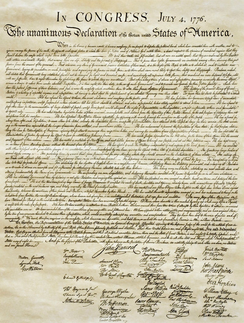 The Paradox of the Declaration of Independence