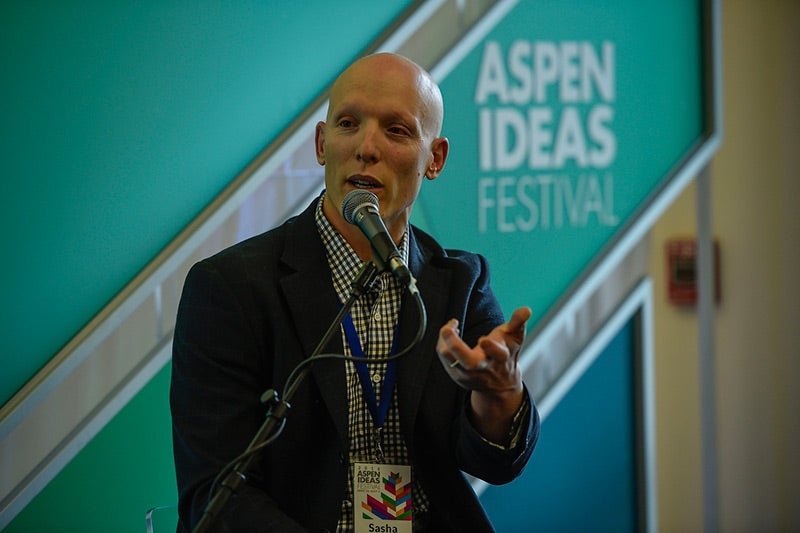 Sasha Dichter, chief innovation officer for Acumen, at the 2016 Aspen Ideas Festival (Photo Credit: Riccardo Savi/The Aspen Institute)