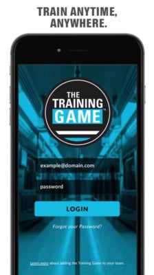 Screenshot of "The Training Game"
