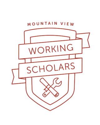 Logo of the Mountain View Working Scholars Program.