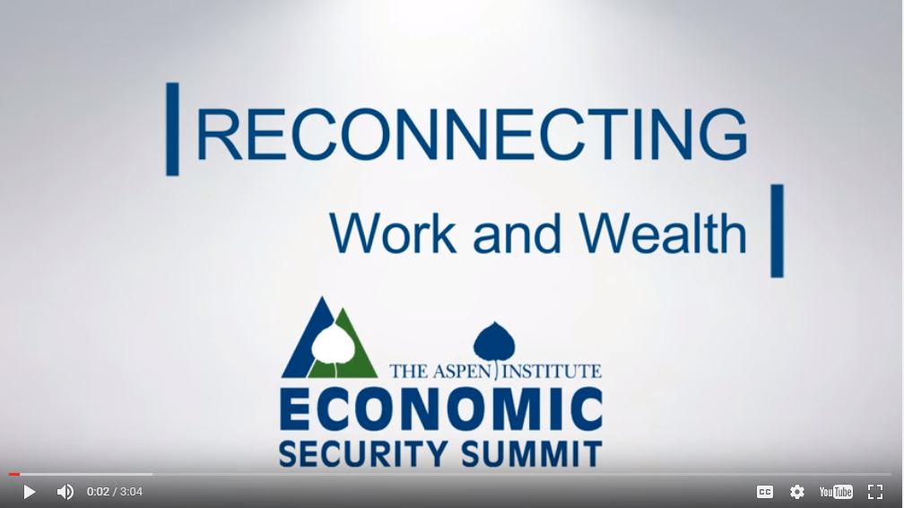 Reconnecting Work and Wealth