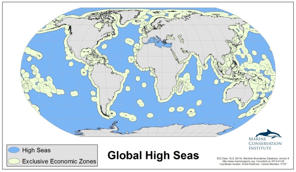 global high seas map