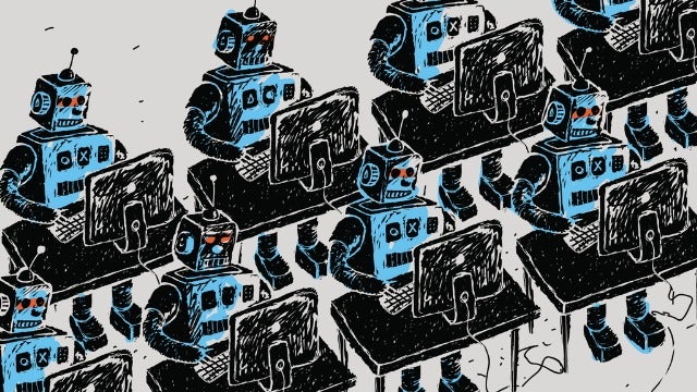 Bots using computers