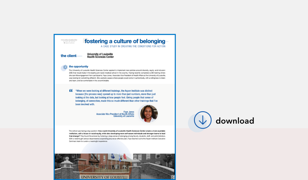 Case Study on Fostering Culture of Belonging