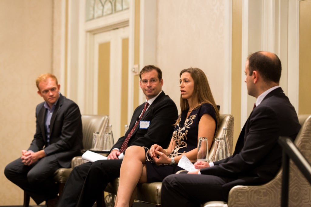 Morgan Sword, Keith Whyte, Laila Mintas, and James Kilsby