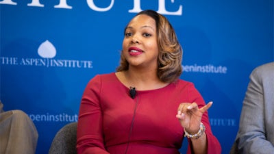 Tai Cooper (New Jersey Economic Development Authority) speaks at our event, "Opportunity Zones and the Challenge of Addressing Our Economic Divides."