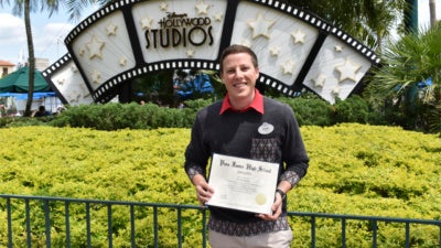 Ryan Pragano, attractions coordinator at Walt Disney World and Disney Aspire student