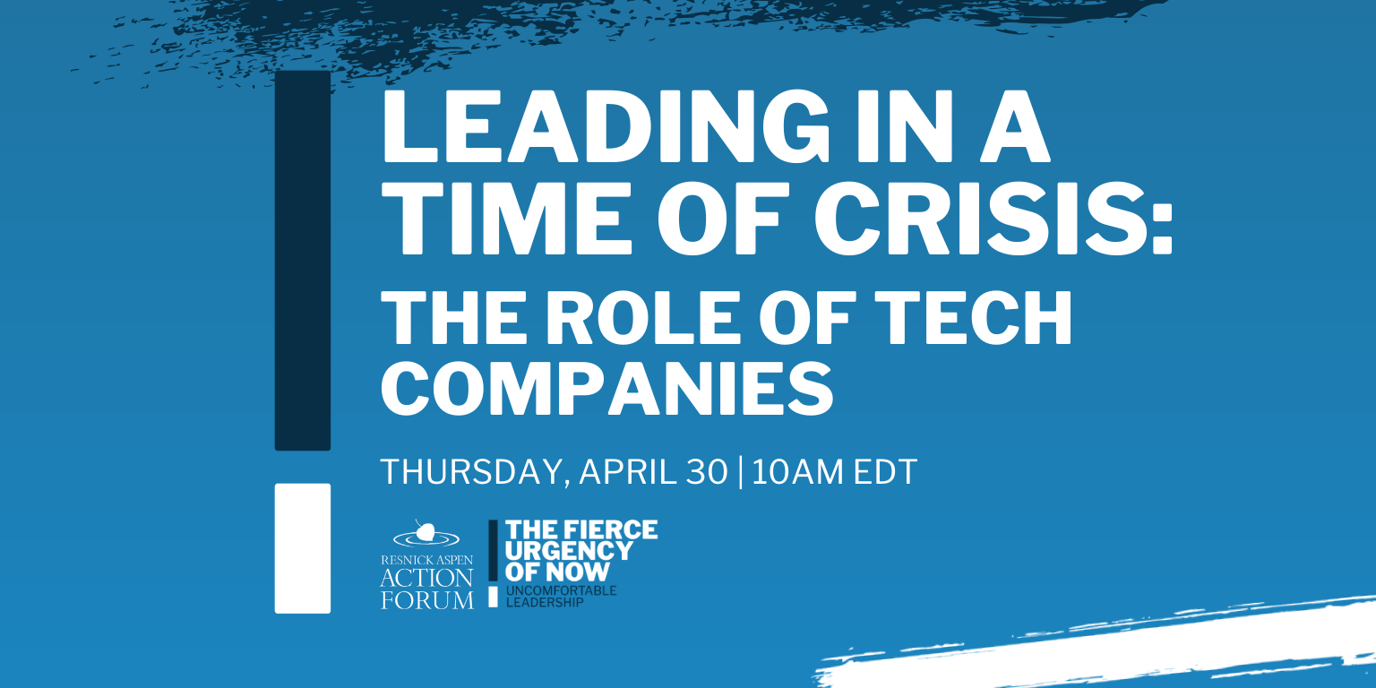 Leading in a Time of Crisis: The Role of Tech Companies