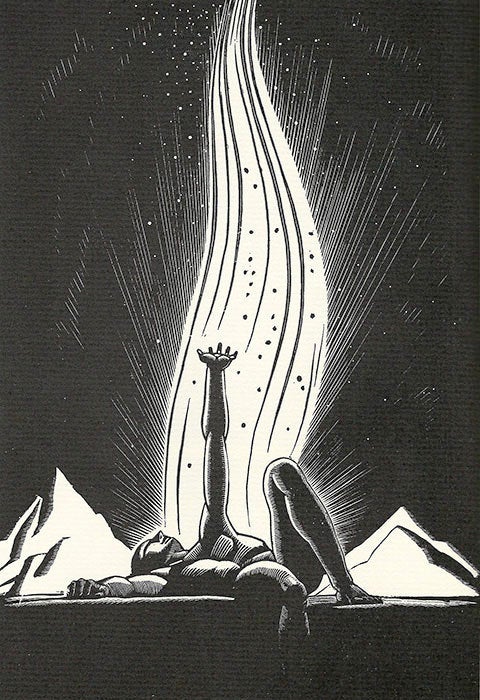 The Flame By Rockwell Kent