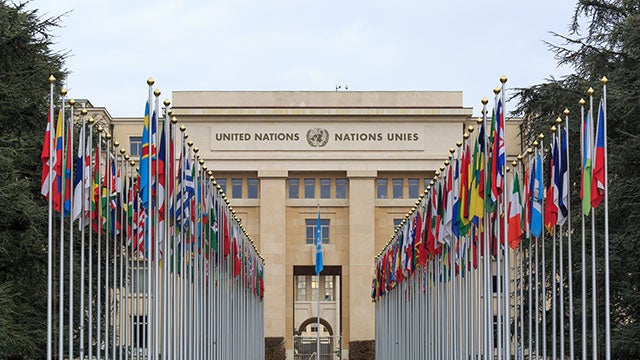 UN Palace in Geneva