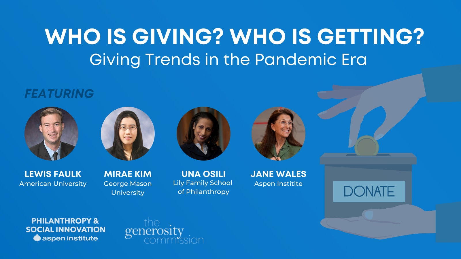 Who is Giving? Who is Getting? Giving Trends in the Pandemic Era
