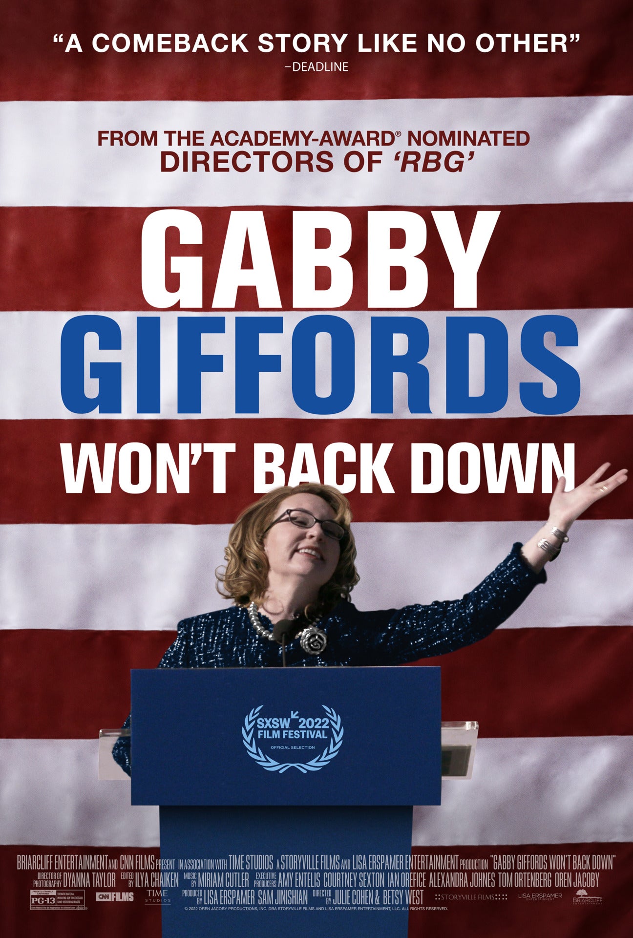 Documentary Screening: GABBY GIFFORDS WON'T BACK DOWN