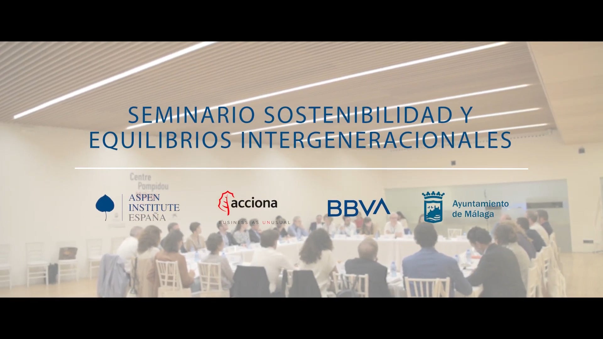 Aspen España Seminar on Sustainability and Intergenerational Balances
