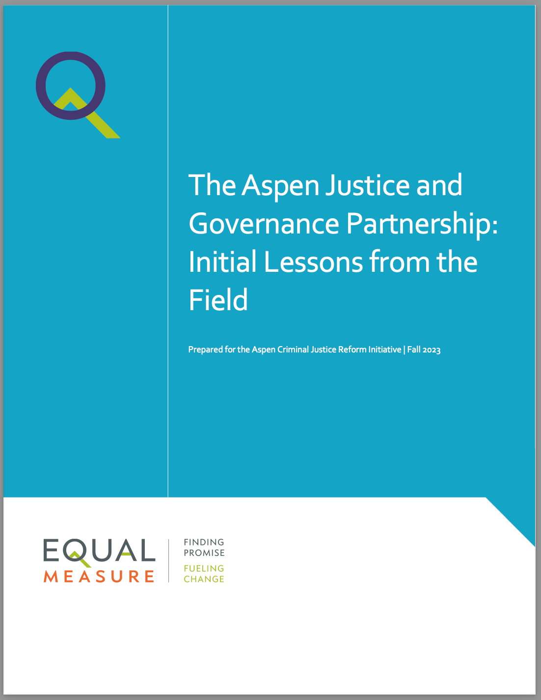 Cover of JGP Lessons form the Field Report, 2023