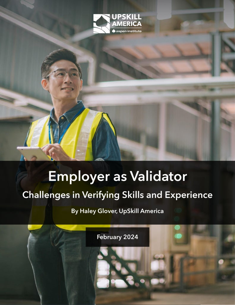 Employer as Validator: Challenges in Verifying Skills and Experience