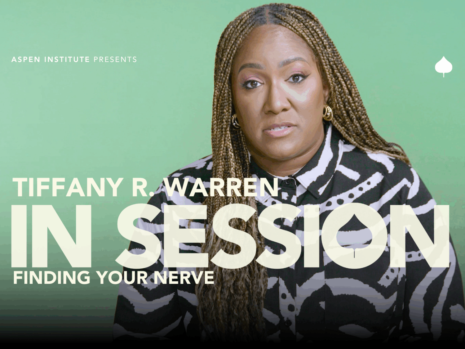 Tiffany R. Warren has some nerve. That’s what friends and family told her when she was growing up, and it’s helped her understand and contextualize her evolution as a leader throughout her career.