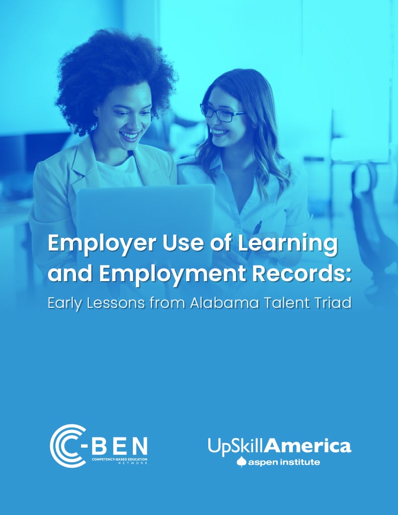 cover of C-Ben/UpSkill America brief