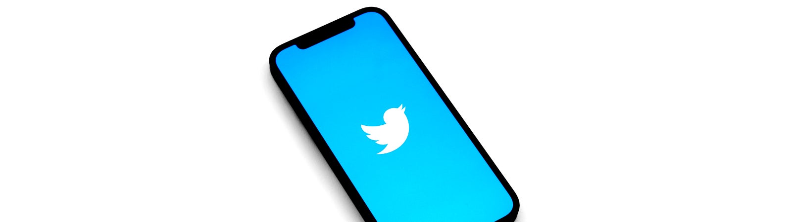 Photo of a smartphone with the Twitter logo on screen. Photo by Jeremy Bezanger on Unsplash.