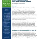 Cover page for the brief, "The Original Portable Benefit: A Policy Proposal to Strengthen Social Security and Benefit Portability"