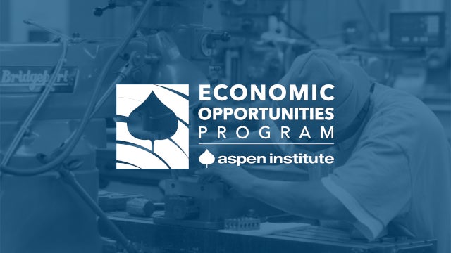 Logo of the Aspen Institute Economic Opportunities Program