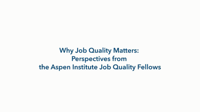 Why Job Quality Matters