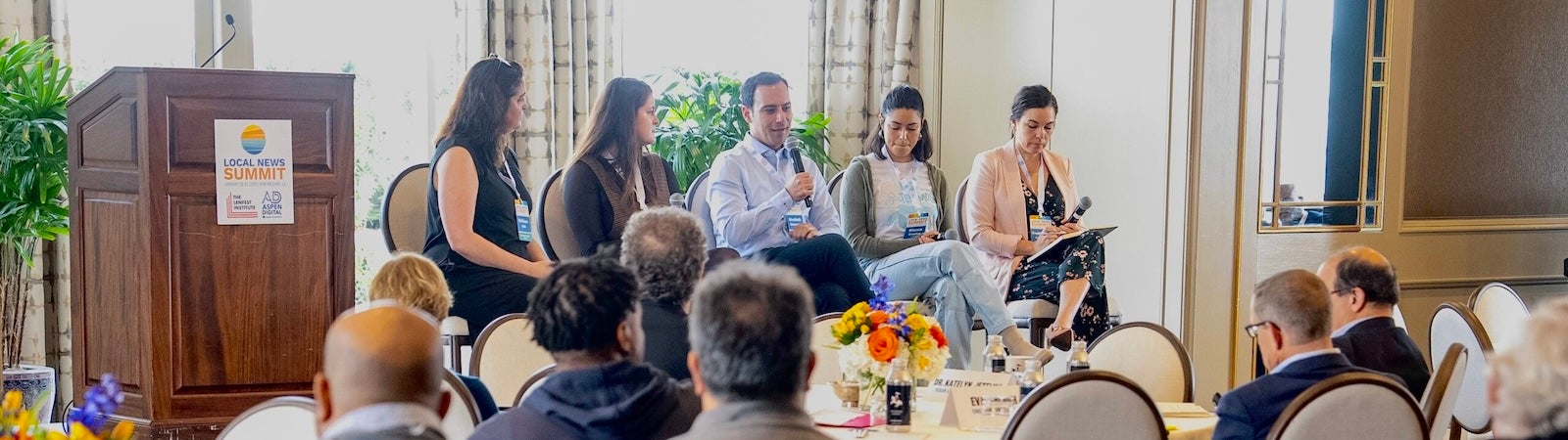 A photo of attendees at the 2025 Local News Summit.