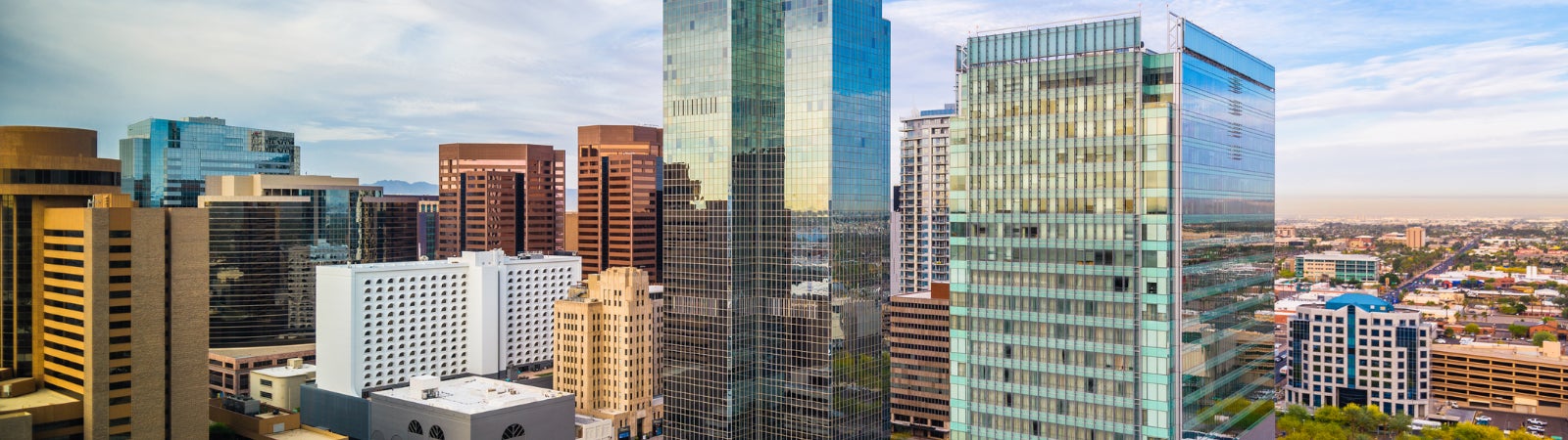 Photo of the skyline in Phoenix, Arizona