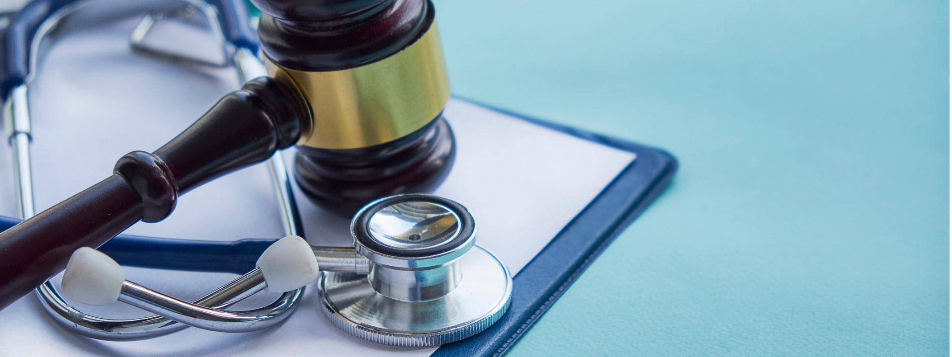 gavel and stethoscope