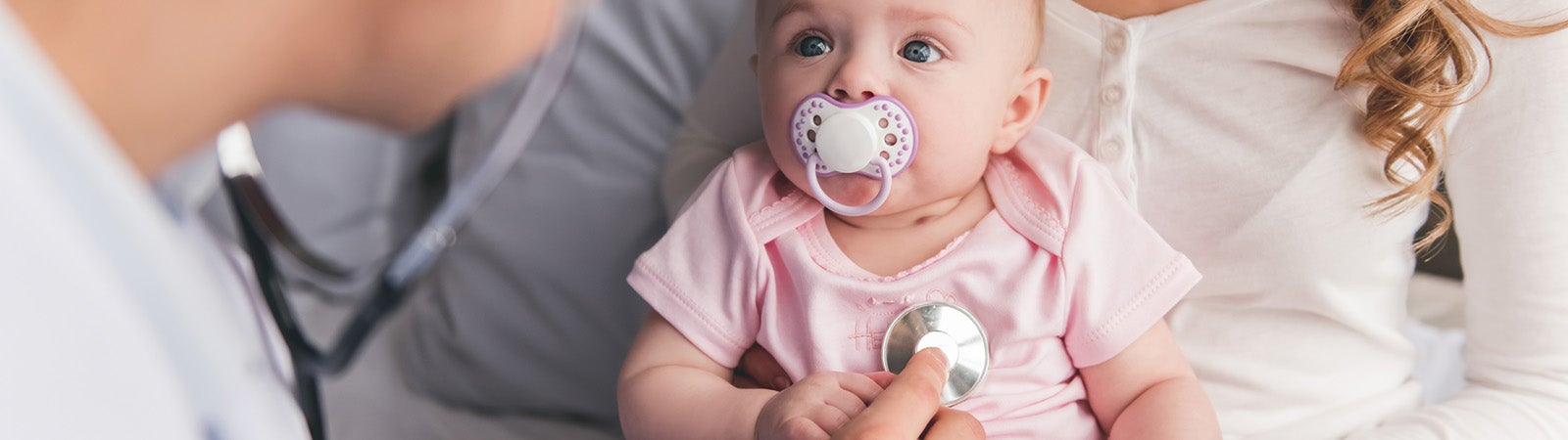 Baby at the pediatrician