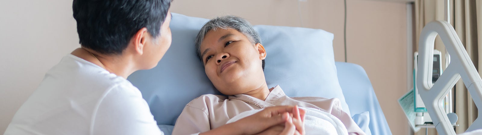 Chaplain visit patient in hospital