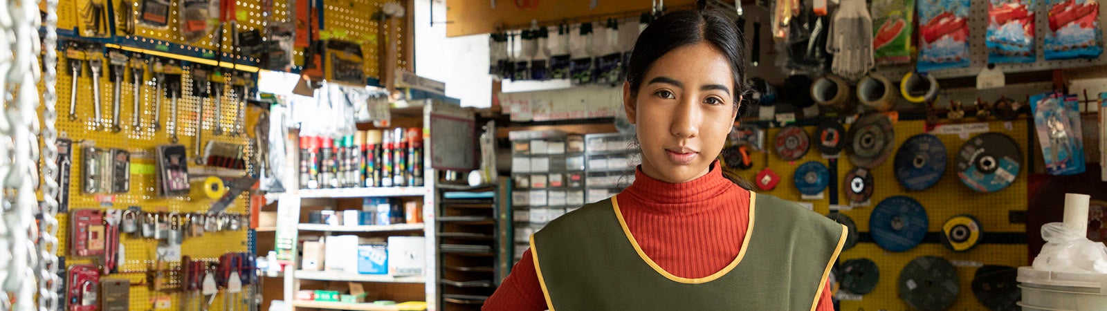 Latin American business owner