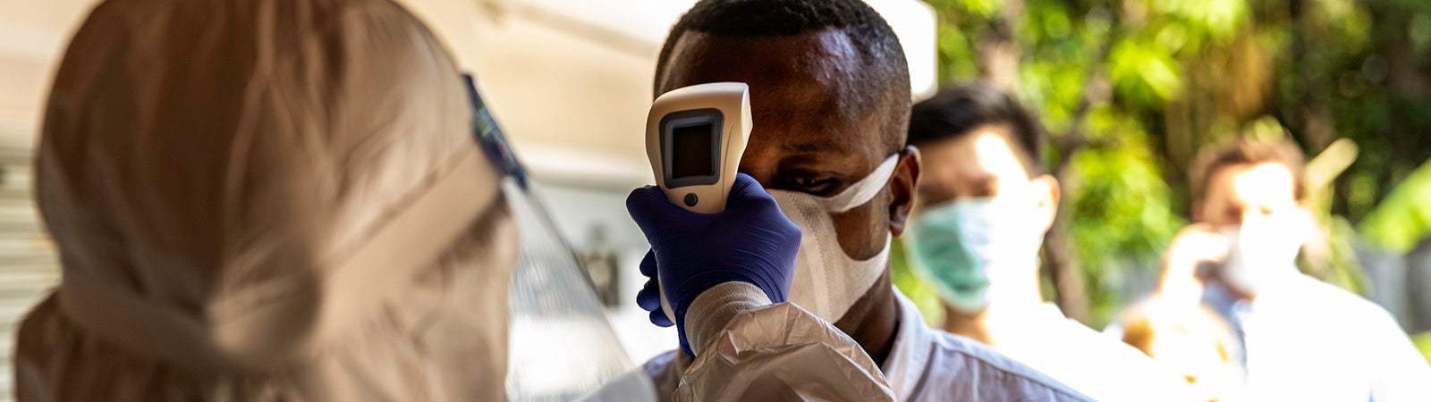 Covid temperature check