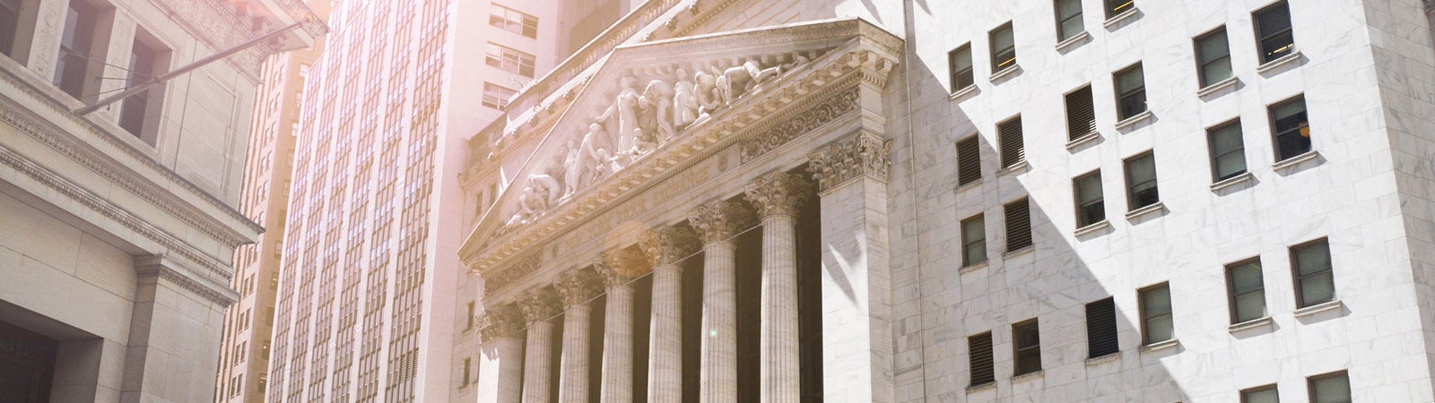 Wall Street stock exchange building