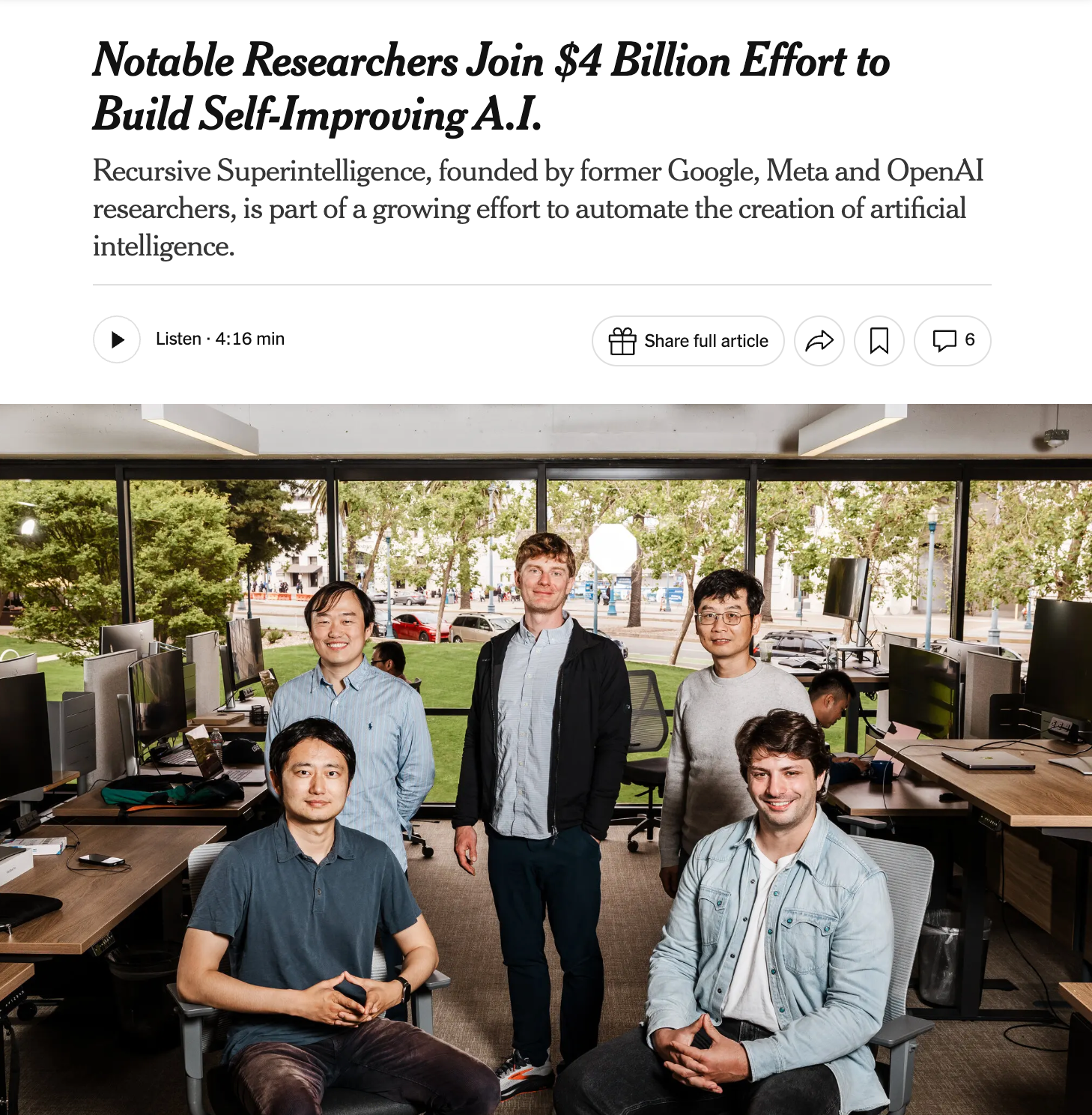 NYT Feature - Richard Socher