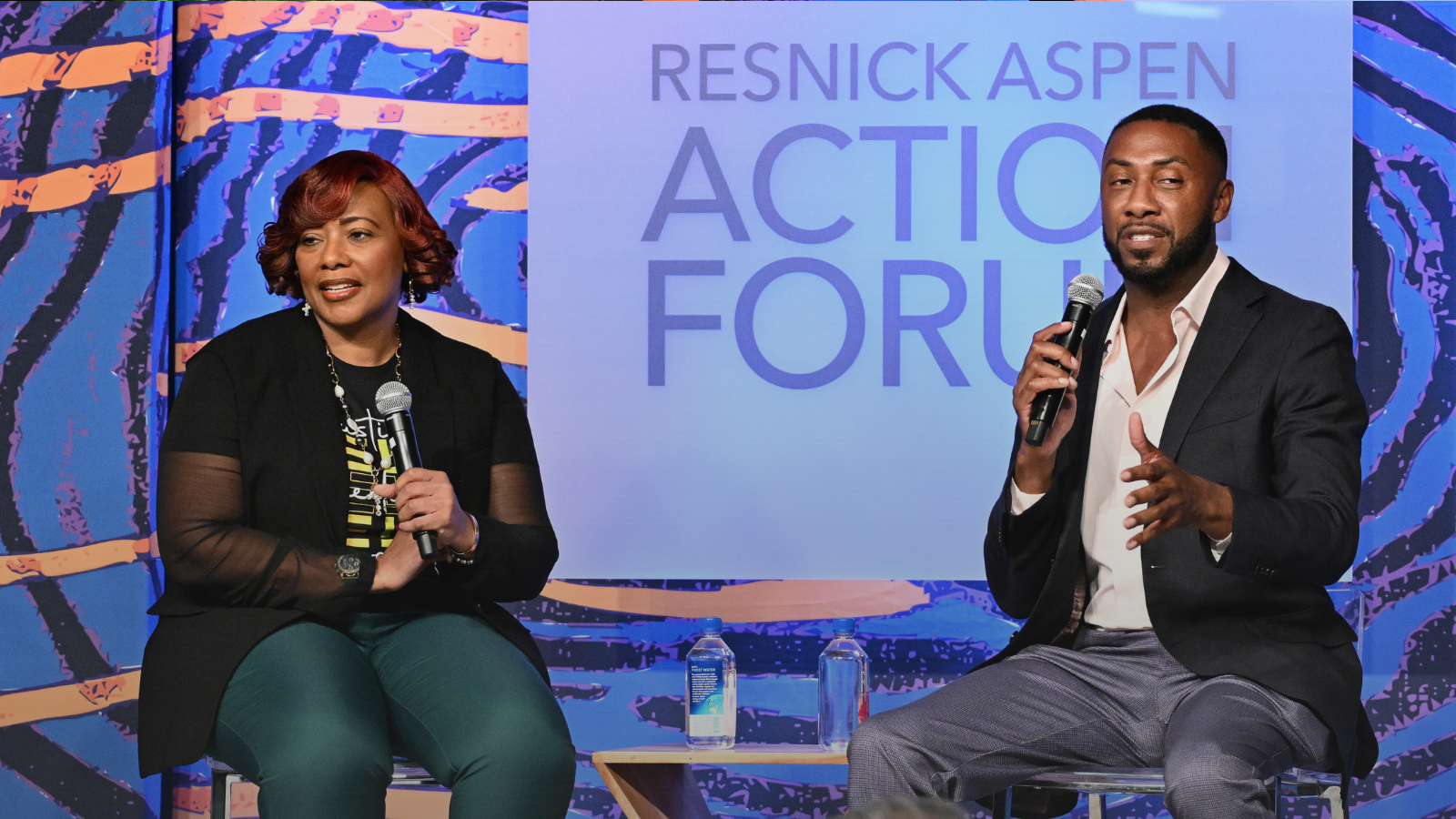 Ashley Bell and Dr. Bernice King at the 2025 Resnick Aspen Action Forum