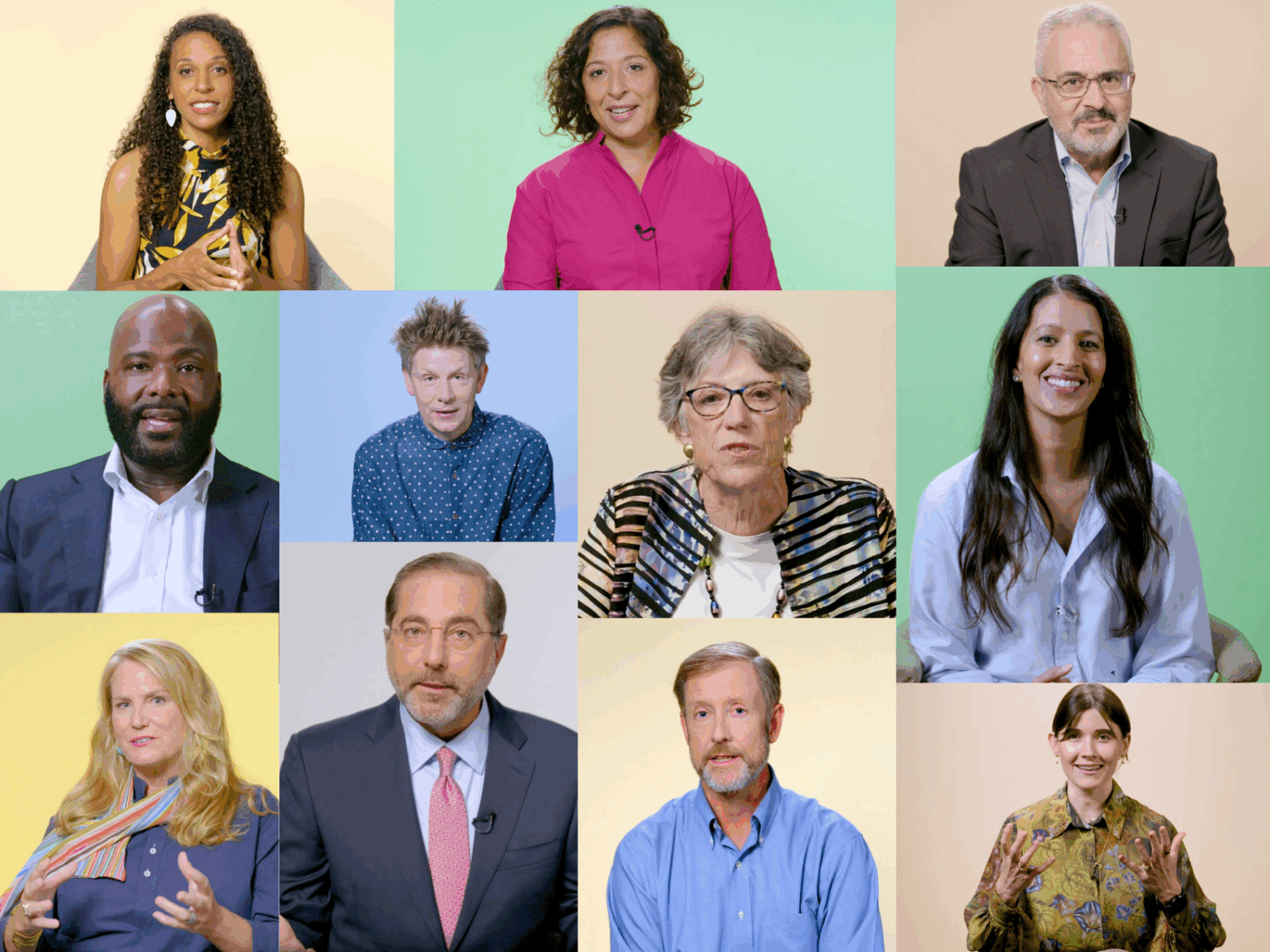 In Session leaders collected into a collage image