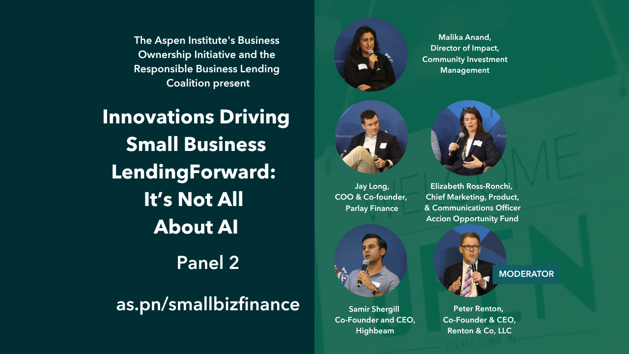 Innovations Driving Small Business Lending Forward: It’s Not All About AI