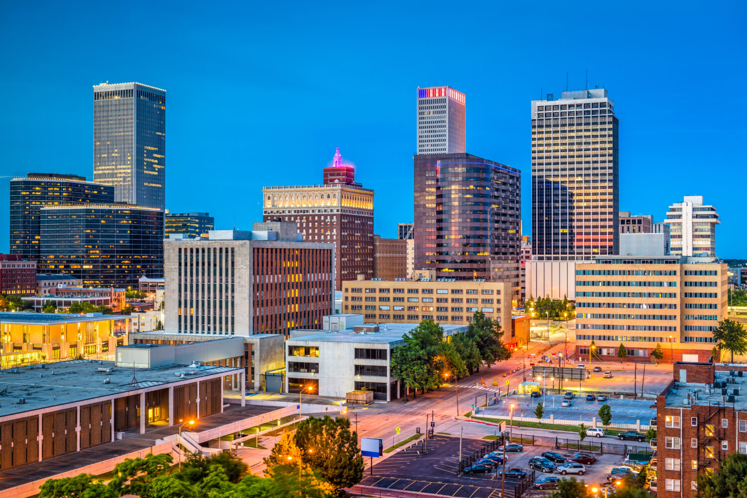 Tulsa skyline