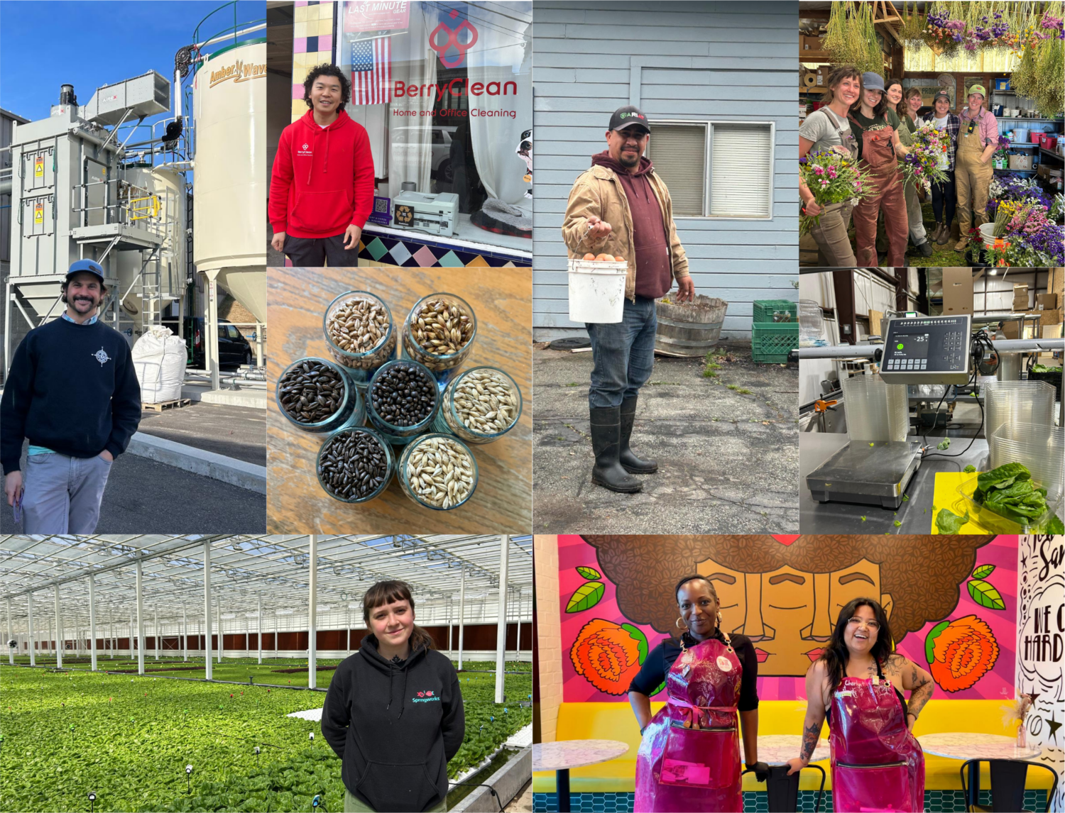 Photos of workers at small businesses by Barbara Magnoni