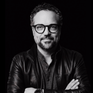 Roger Santodomingo black and white headshot by Platon (2026)