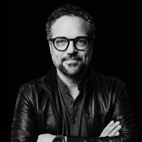 Roger Santodomingo black and white headshot by Platon (2026)