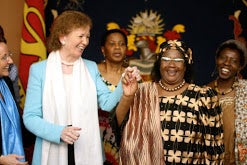 President Banda and Mary Robinson