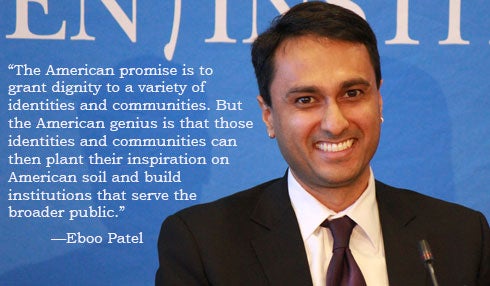 Eboo Patel on the American Promise